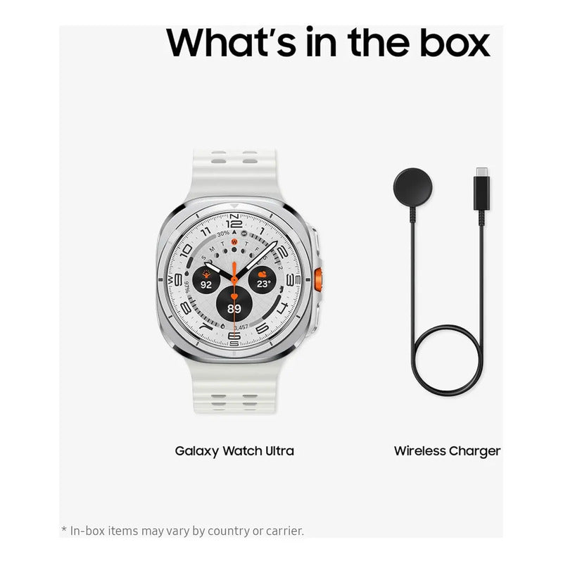 Smartwatch Samsung Galaxy Watch Ultra 47 Mm Con Lte, Carcasa De Titanio Y Gps - Excelente (Reacondicionado) Blanco Titanio Marine Blanco