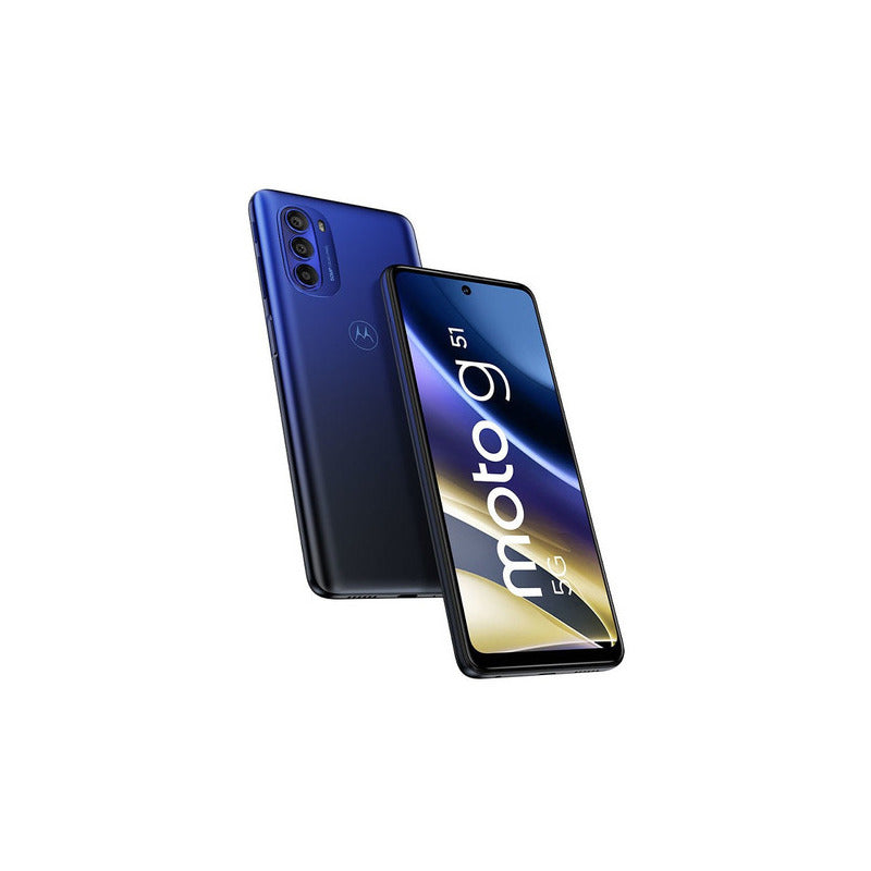 Motorola Moto G51 5g 128gb Azul 4gb Ram - Excelente (Reacondicionado)