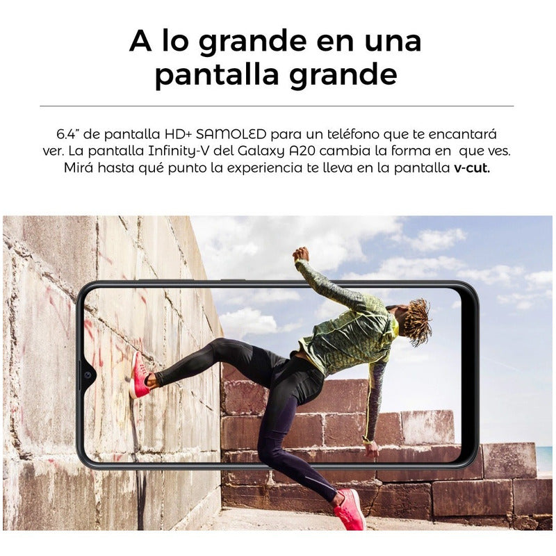 Samsung Galaxy A20 32 Gb Negro 3 Gb Ram - Aceptable (Reacondicionado)