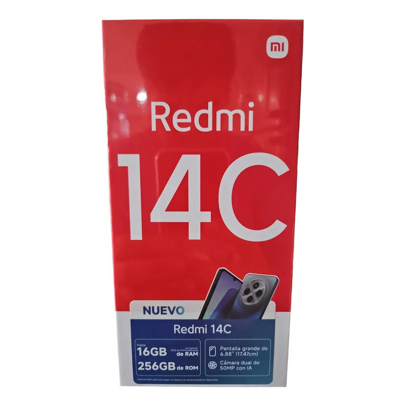 Xiaomi Redmi 14c 4g 128gb 4gb Ram Android 14 Cámara 50mp Color Negro Medianoche