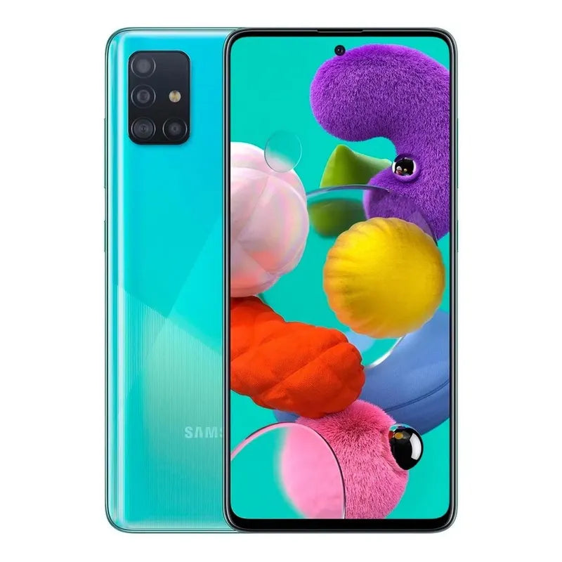 Samsung Galaxy A51 Dual Sim 128 Gb Prism Crush Blue 6 Gb Ram - Excelente (Reacondicionado)