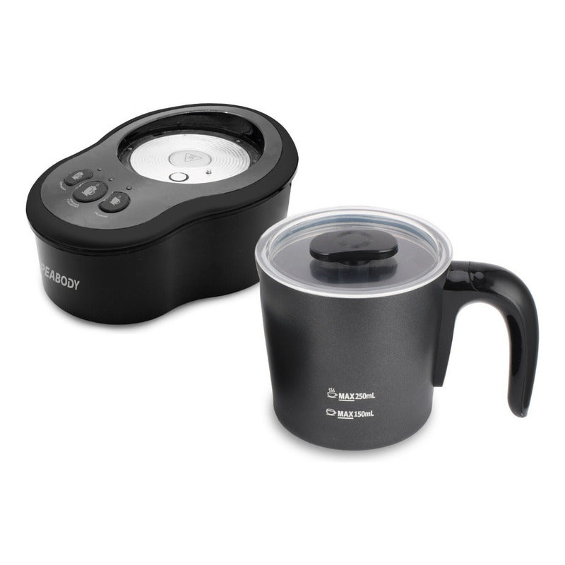 Espumador De Leche Peabody Pe-mf2316 600w 250ml Automático Color Negro