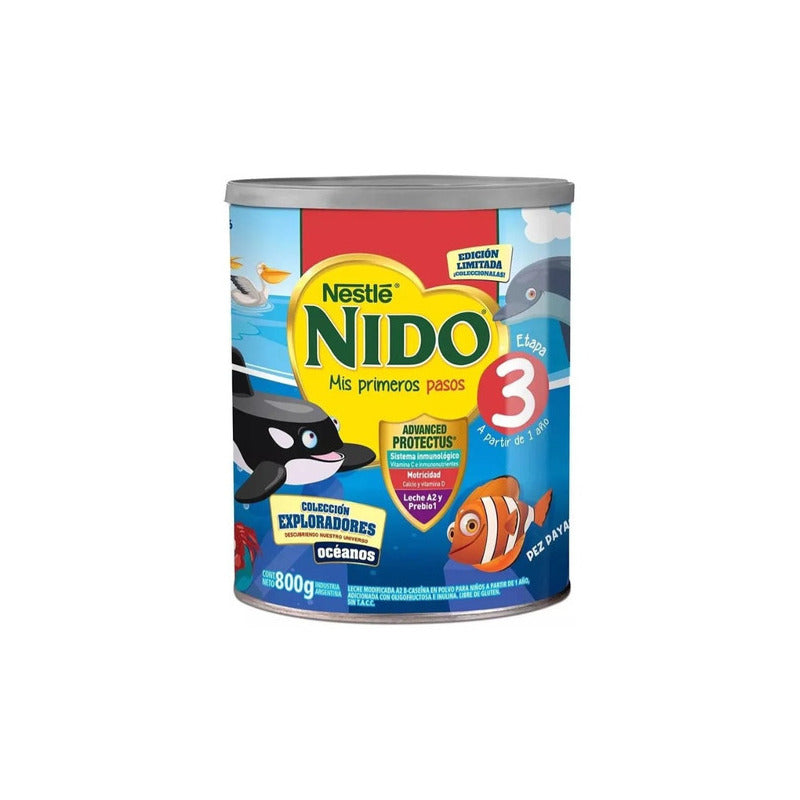 Nido 3 Leche En Polvo Lata X 800gr. Nestlé