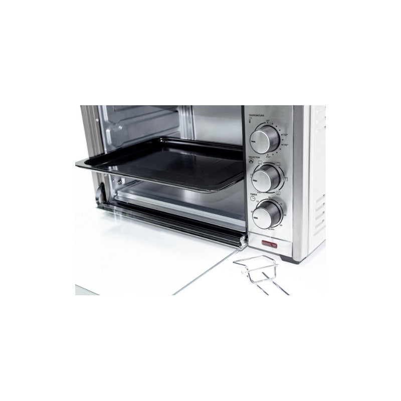 Horno Eléctrico De Mesa Peabody 54 Litros Pe-he55s Convecció Silver