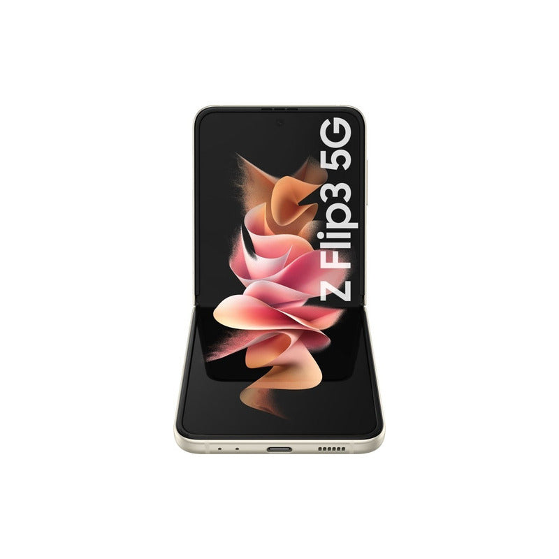 Celular Samsung Galaxy Z Flip3 5g 128gb + 8gb Ram Plegable Color Beige - Excelente (Reacondicionado)