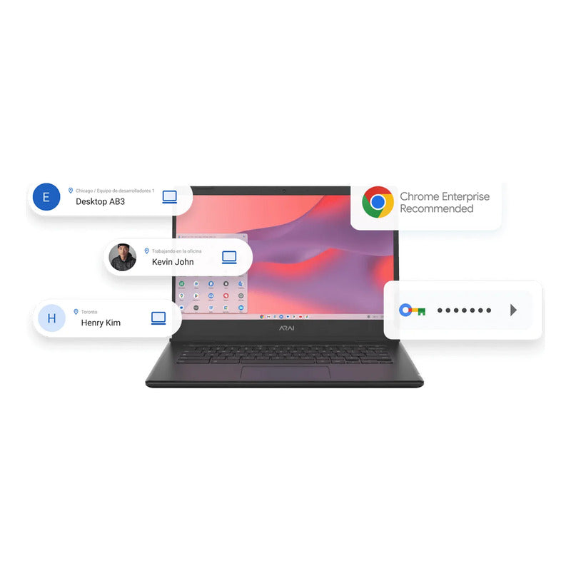 Notebook Arai Nimbus S1 Chromebook Enterprise 8gb 128gb Ssd Negro