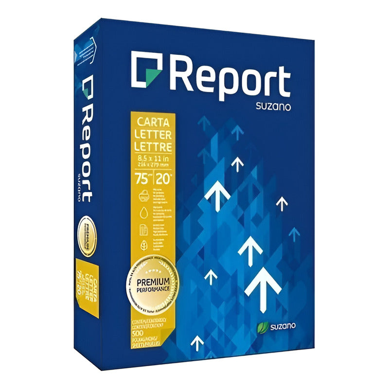 Resma Report Carta 75g Color Blanco