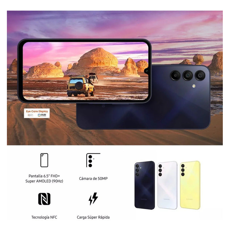 Samsung Galaxy A15 128gb 4gb Ram Azul Oscuro - Excelente (Reacondicionado)