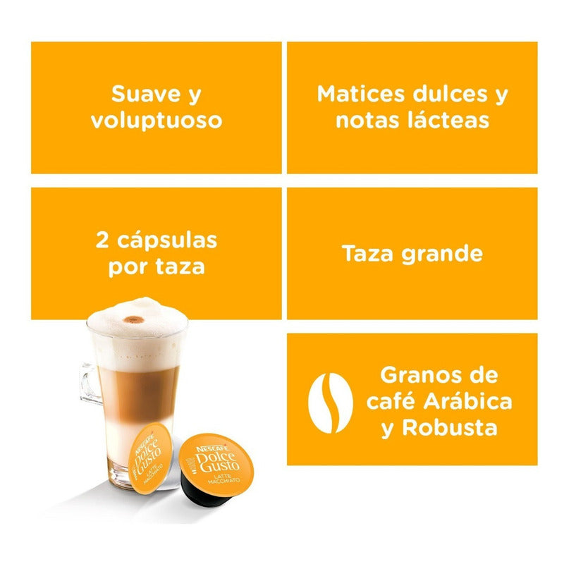 Cápsulas Nescafé Dolce Gusto Latte Macchiato