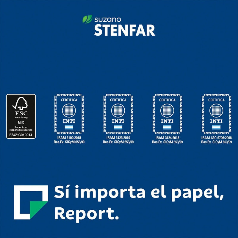 Report Alcalino Colorlock Fsc-2 A4 80grs 5und Color Blanco