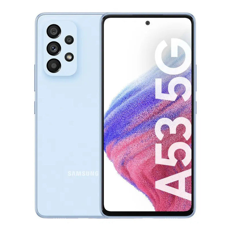 Celular Samsung Galaxy A53 128gb Pantalla Fhd+ Súper Amoled Color Azul - Excelente (Reacondicionado) Awesome Blue