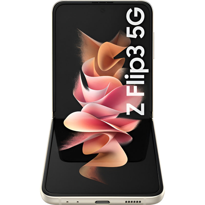 Celular Samsung Galaxy Z Flip3 5g 128gb + 8gb Ram Plegable Color Beige - Excelente (Reacondicionado)