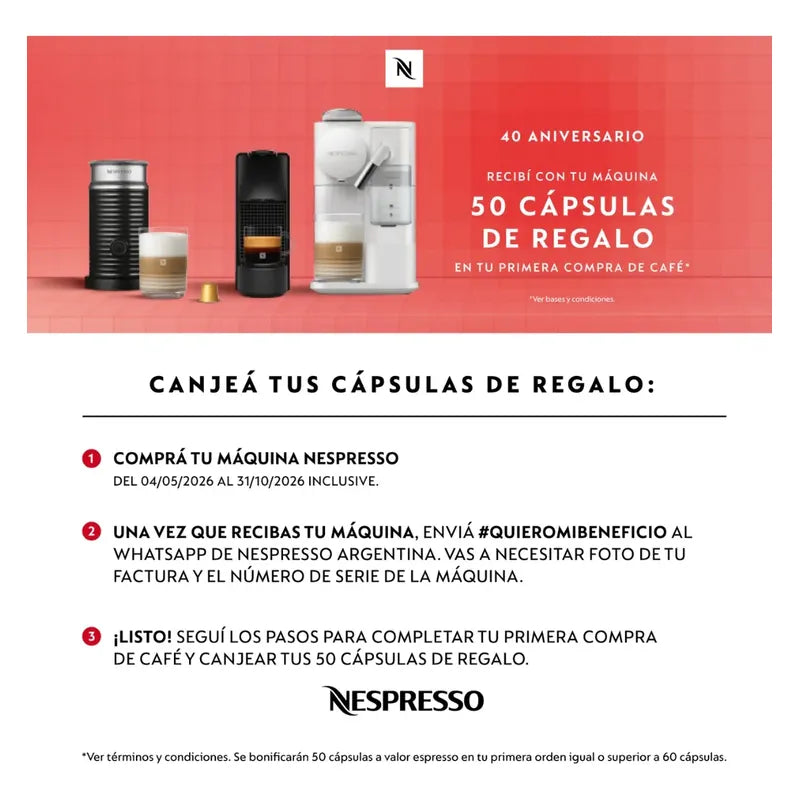 Cafetera Nespresso Pixie & Milk Dark Green C62 Verde