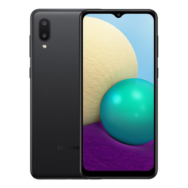 Celular Samsung Galaxy A02 64gb + 3gb Ram 6.5 Liberado Color Negro - Aceptable (Reacondicionado)