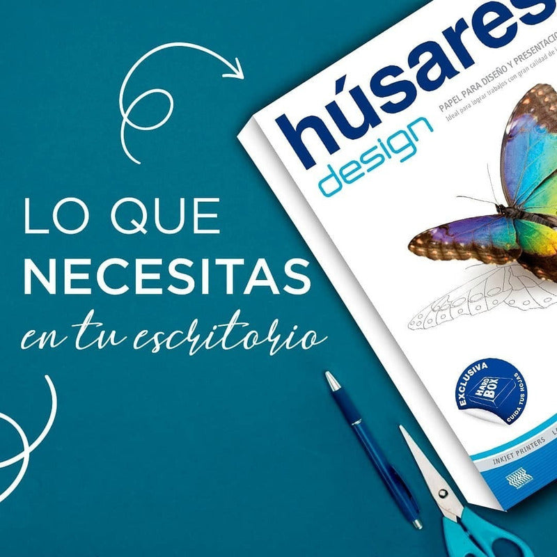 Resma Papel Husares Design A4 X100 Hojas 150gr Color Blanco