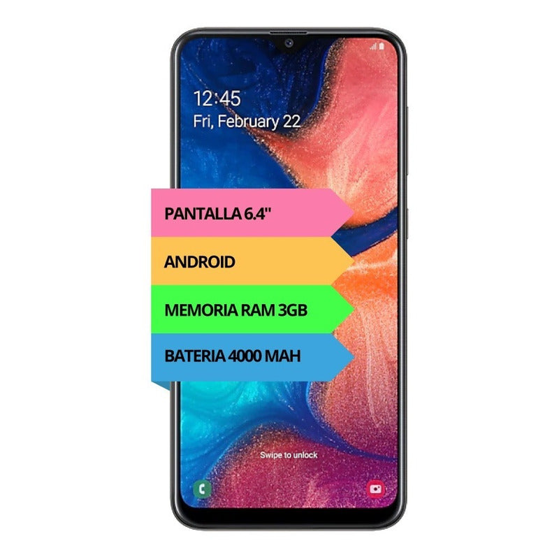 Samsung Galaxy A20 32 Gb Negro 3 Gb Ram - Excelente (Reacondicionado)