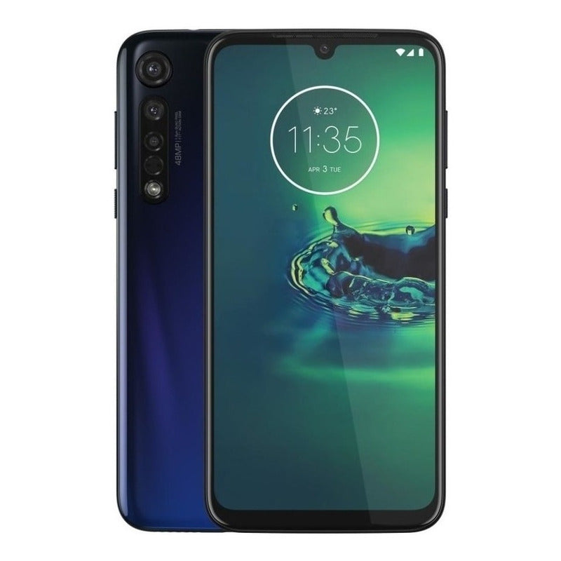 Moto G8 Plus 64 Gb Azul Nocturno 4 Gb Ram - Aceptable (Reacondicionado)