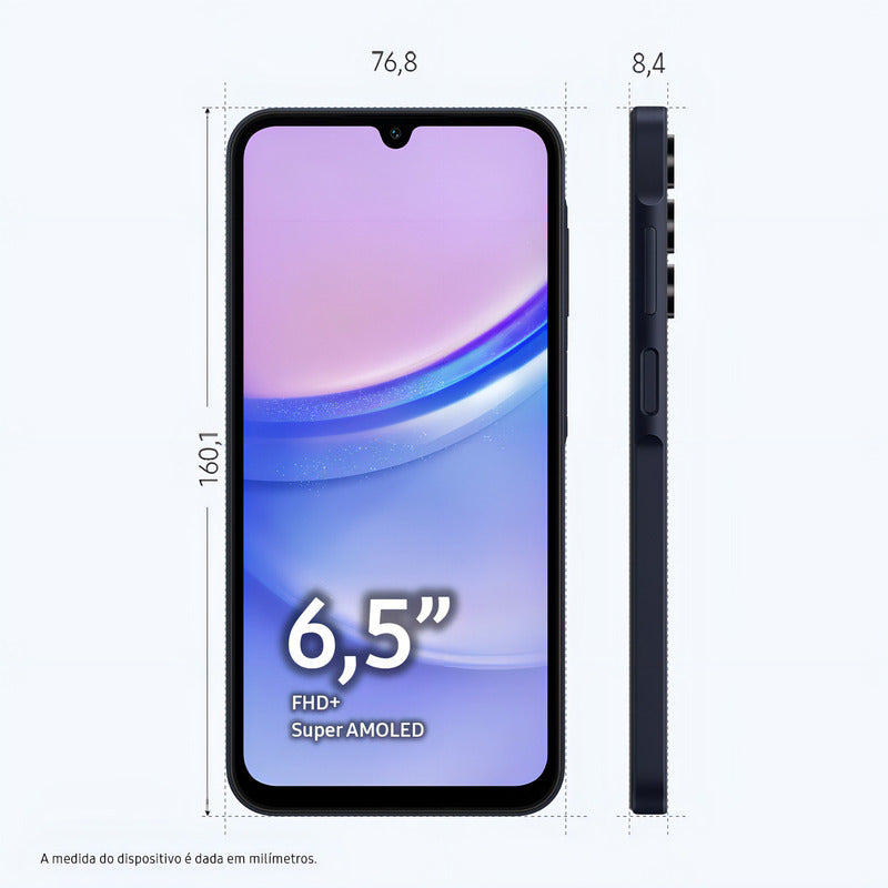 Samsung Galaxy A15 4g 128 Gb Azul Oscuro 4 Gb Ram Azul Oscuro