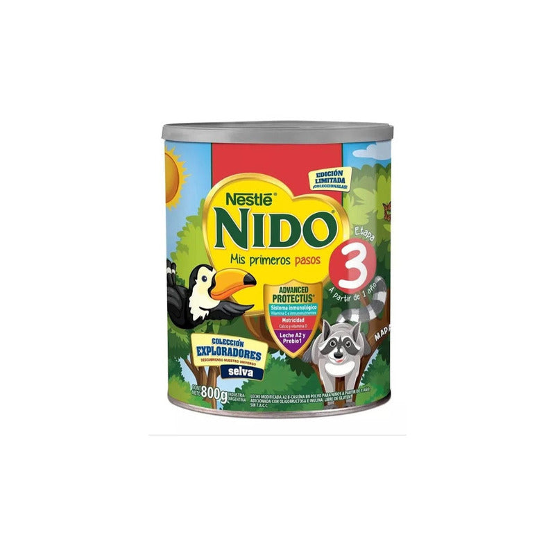 Nido 3 Leche En Polvo Lata X 800gr. Nestlé