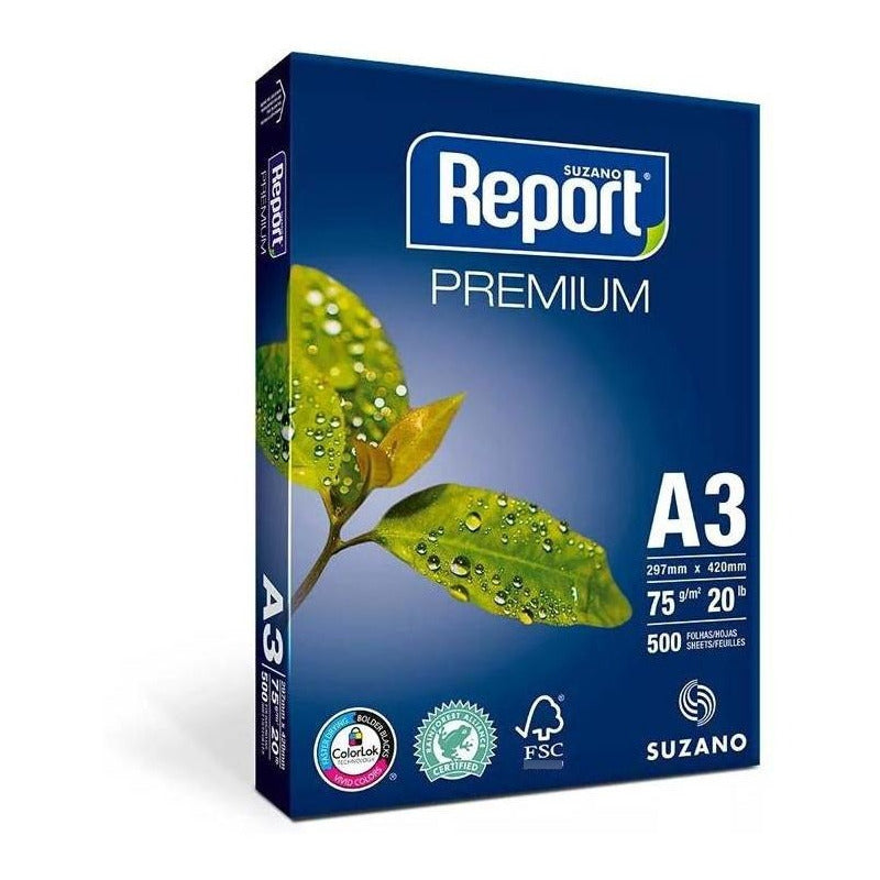 Resmas Report A3 75 Grs Caja X 5 Unidades