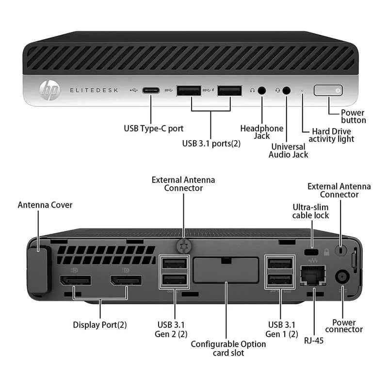 Hp Prodesk 800 Mini G5 I5 16 Ram 256 Ssd