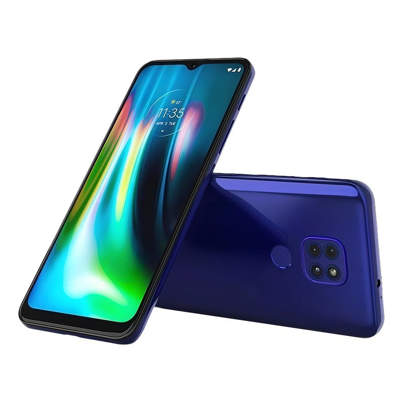 Moto G9 Play 64 Gb Azul Eléctrico 4 Gb Ram - Aceptable (Reacondicionado)
