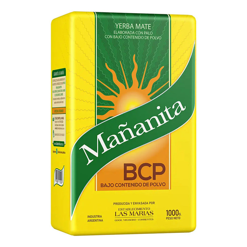 Yerba Mate Mañanita 4 Flex Con Palo Sin Tacc 1kg Mañanita Su