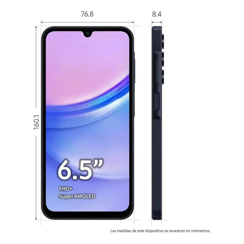 Samsung Galaxy A15 128gb 4gb Ram Azul Oscuro - Excelente (Reacondicionado)