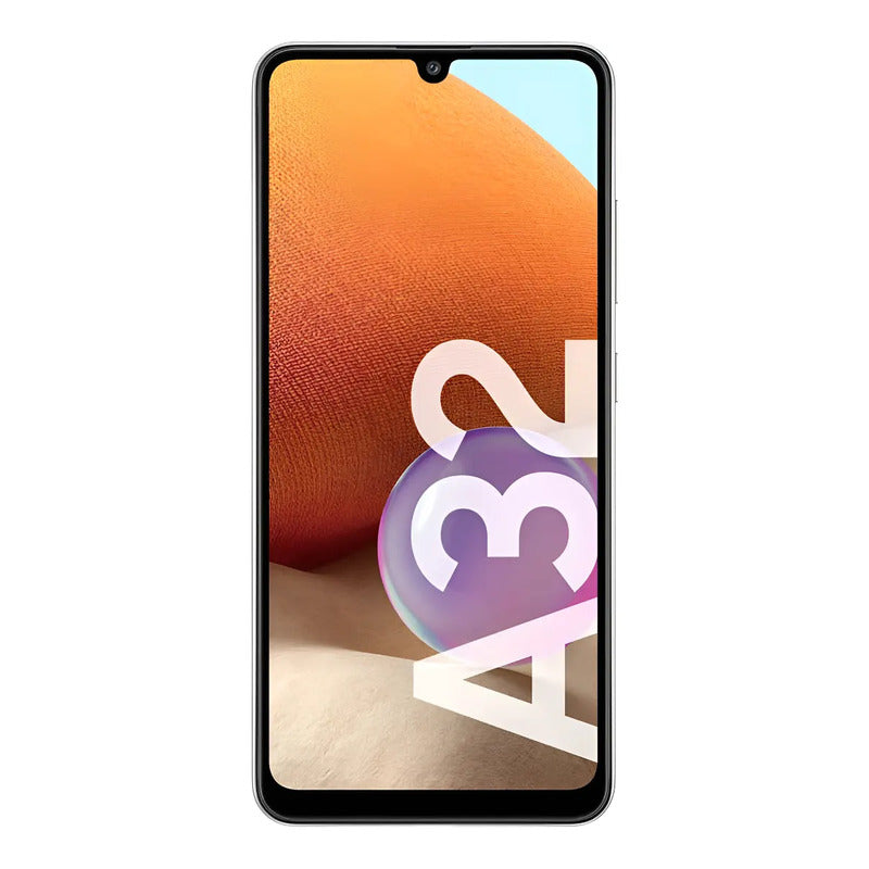 Celular Samsung Galaxy A32 128gb + 4gb Super Amoled 90hz Color Blanco - Aceptable (Reacondicionado) Awesome White