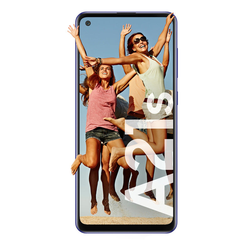 Samsung Libre Galaxy A21s Azul 64gb - Excelente (Reacondicionado)
