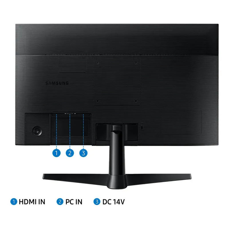 Monitor 22 Fhd Con Panel Ips 75hz Y Bordes Ultradelgados Samsung Negro