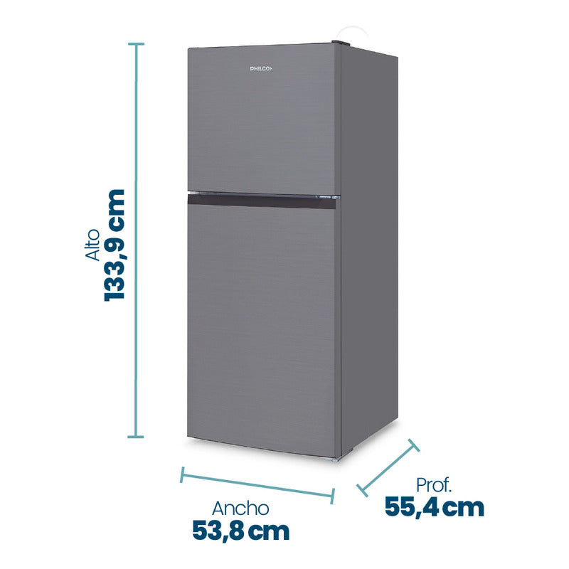 Heladera Philco Top Mount No Frost 174l Inox - Phnt198x2