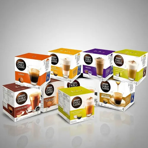 Cafetera Dolce Gusto Genio S Blanca + 2 Cajas de Cápsulas de regalo