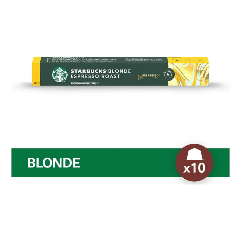 Cafe Starbucks Blonde Espresso Roast Capsulas X10