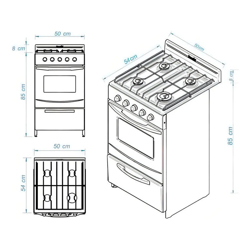 Cocina Escorial Candor Negro