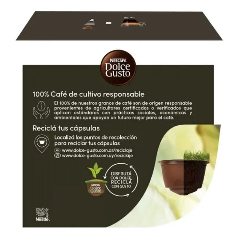 Café Espresso Intenso En Cápsula Nescafé Dolce Gusto Dolce Gusto Sin Tacc