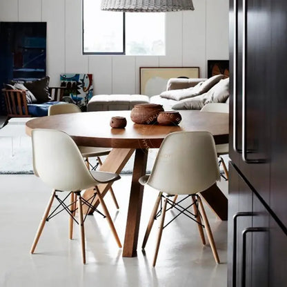 Silla Eames X4 Diseño Living Comedor Cocina Full Baires4 Cantidad De Sillas Por Set 4 Color De La Estructura De La Silla Blanco Liso