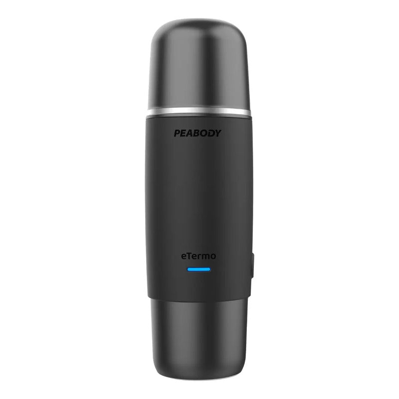 Termo Eléctrico Pe-etl500 Para Auto 500ml De Acero Inoxidable Negro Peabody
