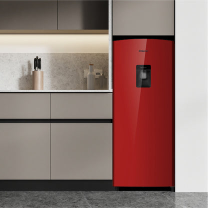 Heladera Philco One Door Cíclica Con Dispenser 161l Roja- Phsd179rd2