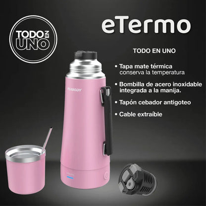 Termo Eléctrico Peabody Etermo Pe-et1001p 1 Litro Rosa