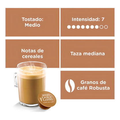 Nescafé Dolce Gusto Dolce Gusto Au Lait 10 Capsulas