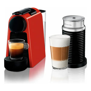 Cafetera Nespresso Essenza Mini Red  + Aeroccino Rojo