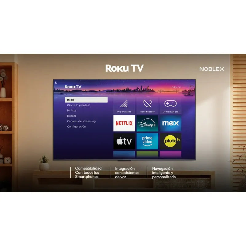 Smart Tv Noblex Roku 50 Pulgadas Led 4k Uhd Hdr