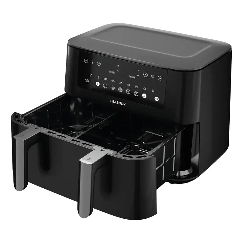 Freidora De Aire Peabody Regulable Xl 9lts Pe-afdb910n Negro Negro