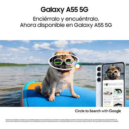 Samsung Galaxy Galaxy A55 5g Dual Sim 256 Gb Azul Claro 8 Gb Ram - Bueno (Reacondicionado) Celeste
