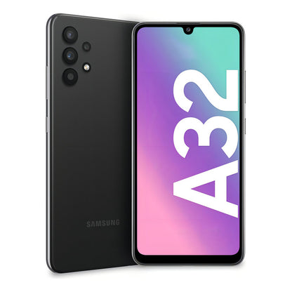 Celular Samsung Galaxy A32 128gb + 4gb Super Amoled 90hz Color Negro - Aceptable (Reacondicionado) Awesome Black