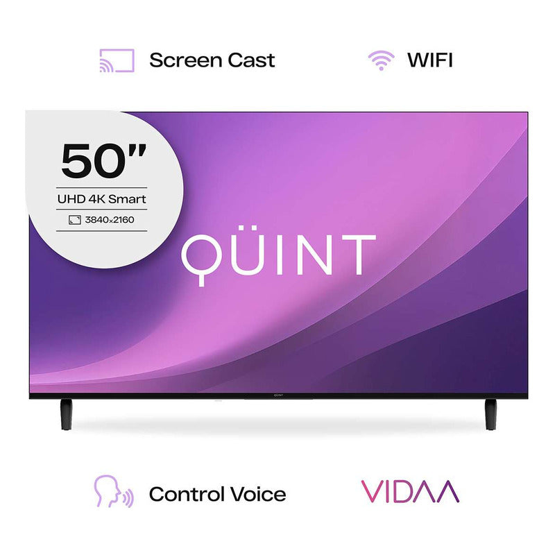 Smart Tv Quint 50 Uhd 4k Dled Hdmi Usb Vidaa