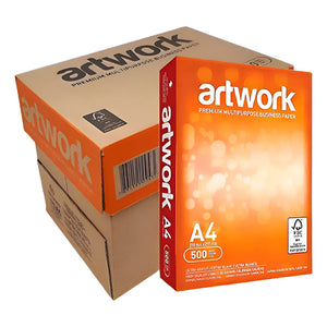 Kit X 5 Resmas Papel Artwork A4 70 Grs X 500 Hojas Caja Blanco
