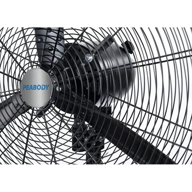 Ventilador De Pie Peabody Pe-vi300 Con Palas De Aluminio 76.2 Cm Negro 3