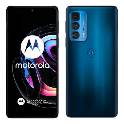 Celular Motorola Edge 20 Pro 256gb + 12gb Ram Oled Nfc Azul Color Azul Midnight - Bueno (Reacondicionado)